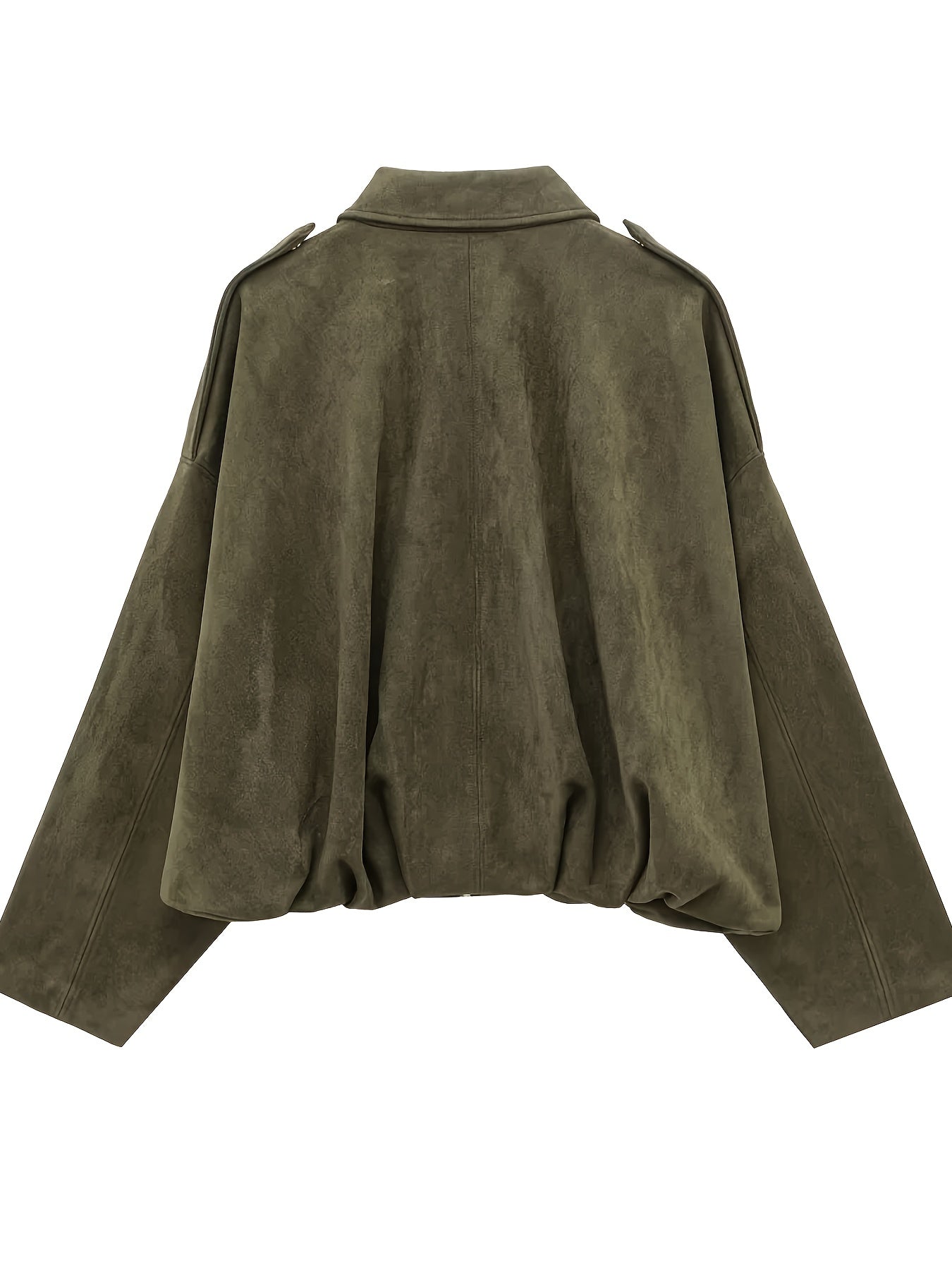Šárka – Short Suede Jacket in Oversized Cut