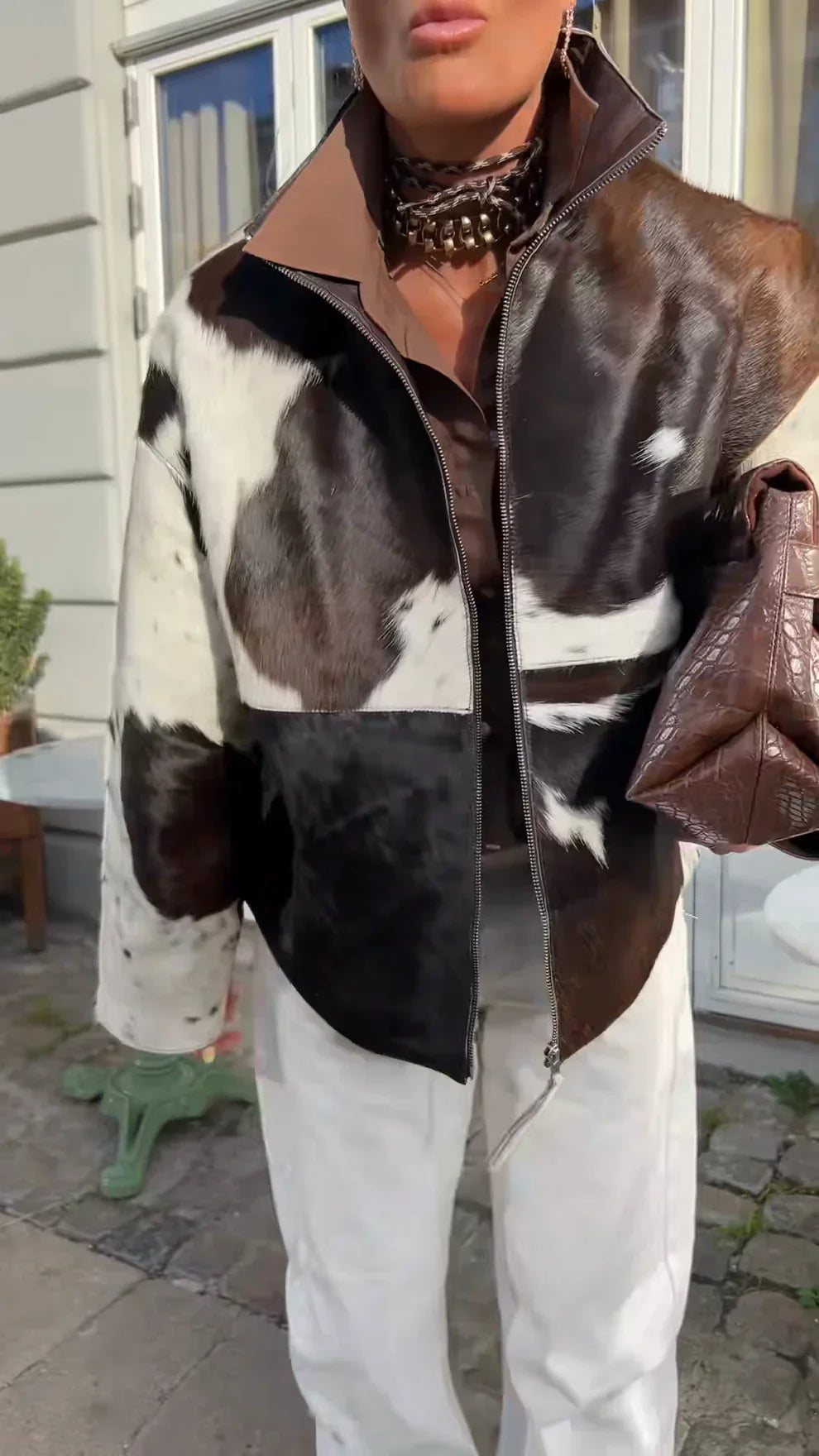 Lenka – Warm Jacket with Original Pattern