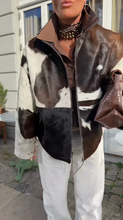 Lenka – Warm Jacket with Original Pattern