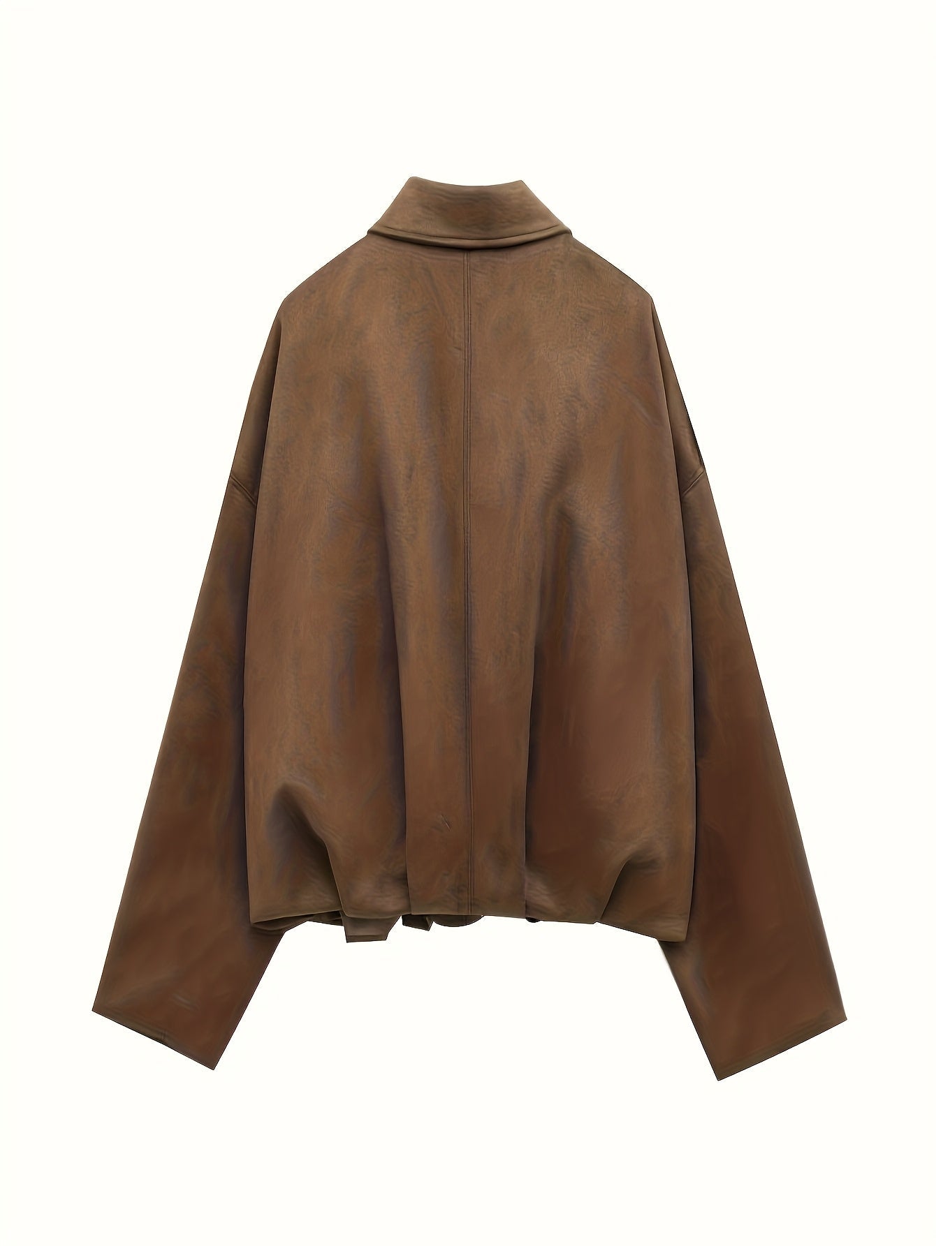 Šárka – Short Suede Jacket in Oversized Cut