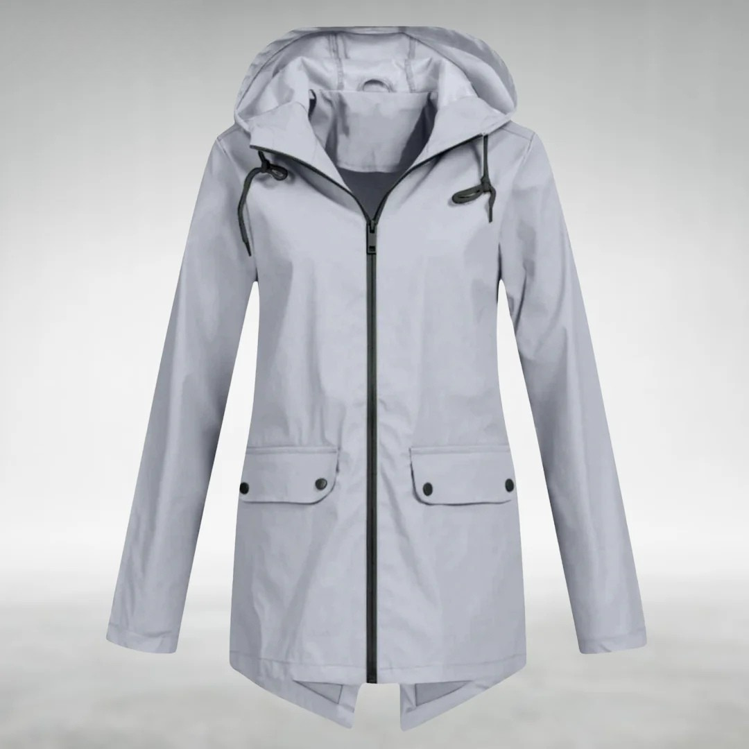 Iveta – Stylish Waterproof Jacket for Rain and Wind