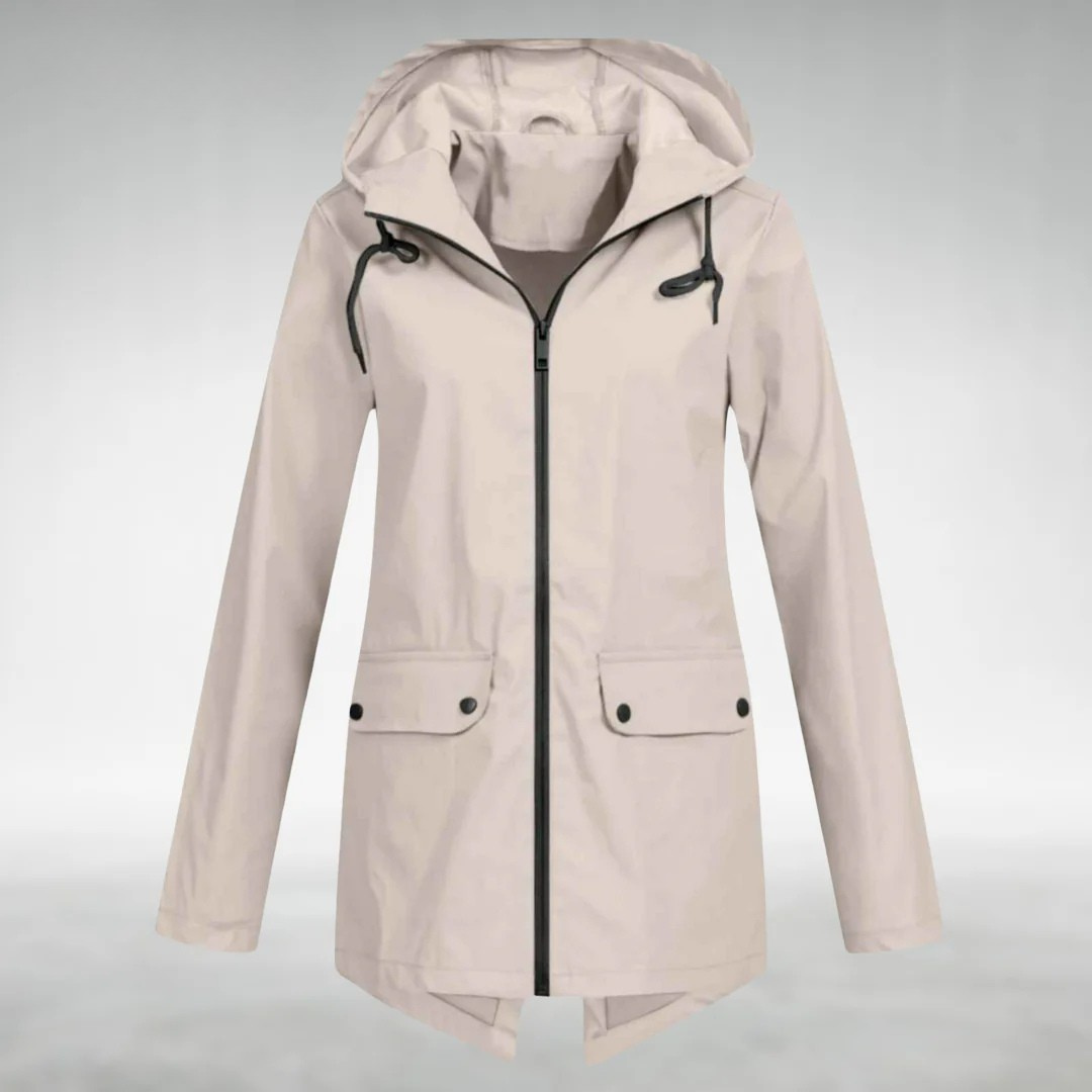 Iveta – Stylish Waterproof Jacket for Rain and Wind