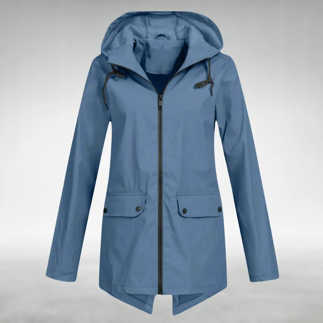 Iveta – Stylish Waterproof Jacket for Rain and Wind