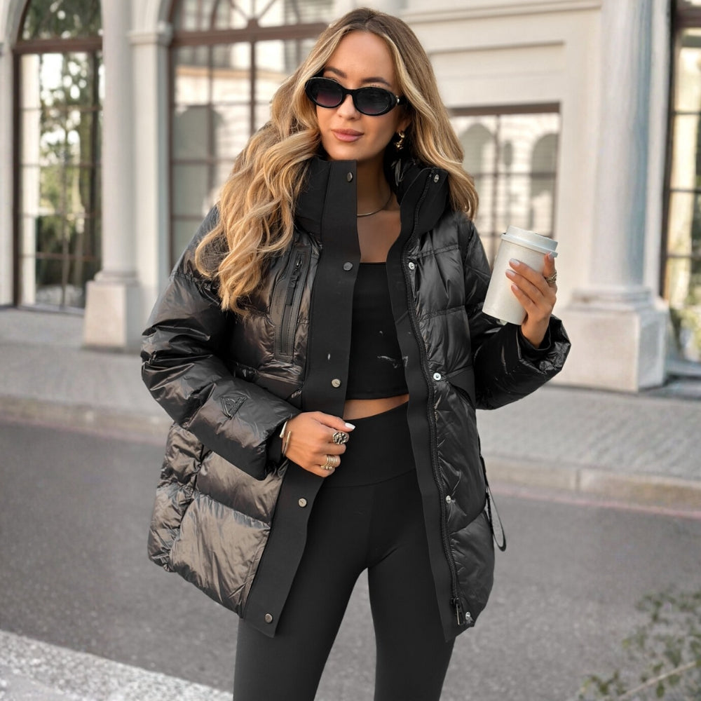 Marie – Long quilted coat