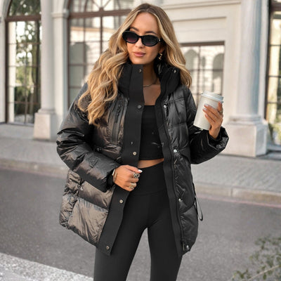 Marie – Long quilted coat