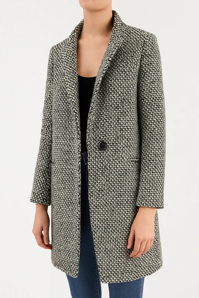 Olive | Long wool coat