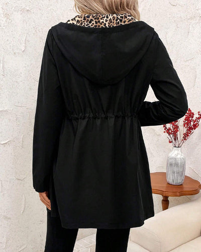 Jenn - Reversible Leopard Print Cardigan