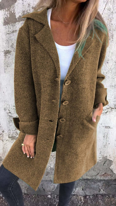 Evelyn – Elegant long coat for everyday style