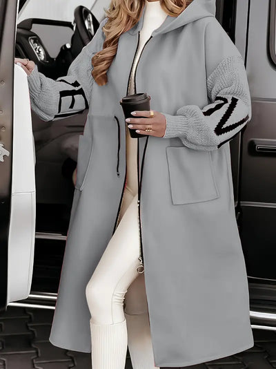 Sarah – Elegant Coat with Hood