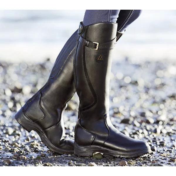 Linda – Waterproof leather riding boots