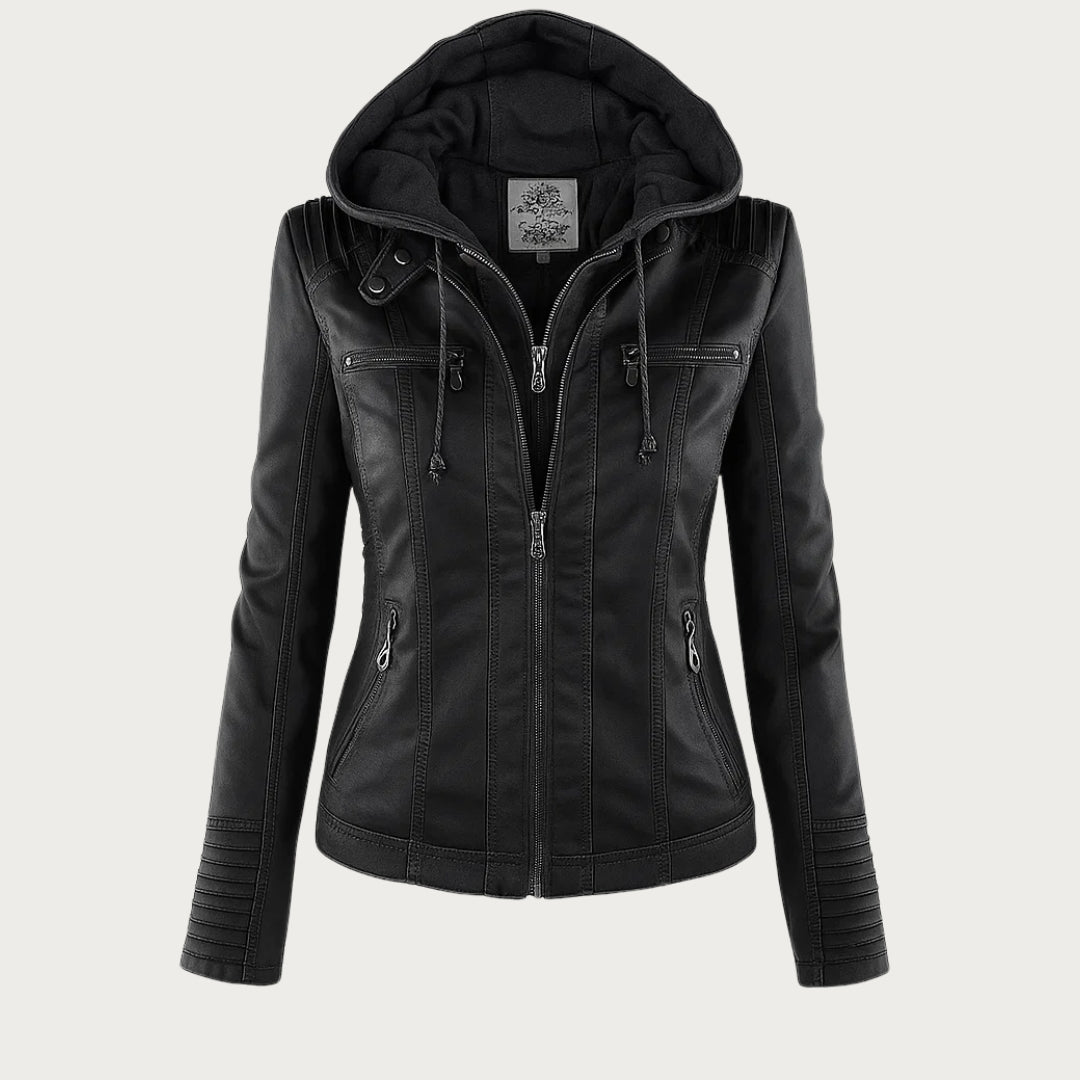 Astrid – Timeless faux leather jacket