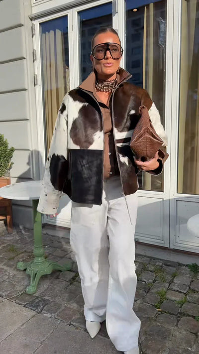 Lenka – Warm Jacket with Original Pattern