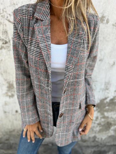 Jitka – Perfect Checked Blazer for Autumn