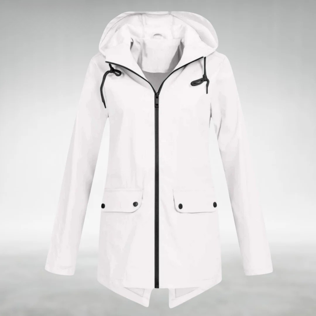 Iveta – Stylish Waterproof Jacket for Rain and Wind
