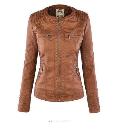 Astrid – Timeless faux leather jacket