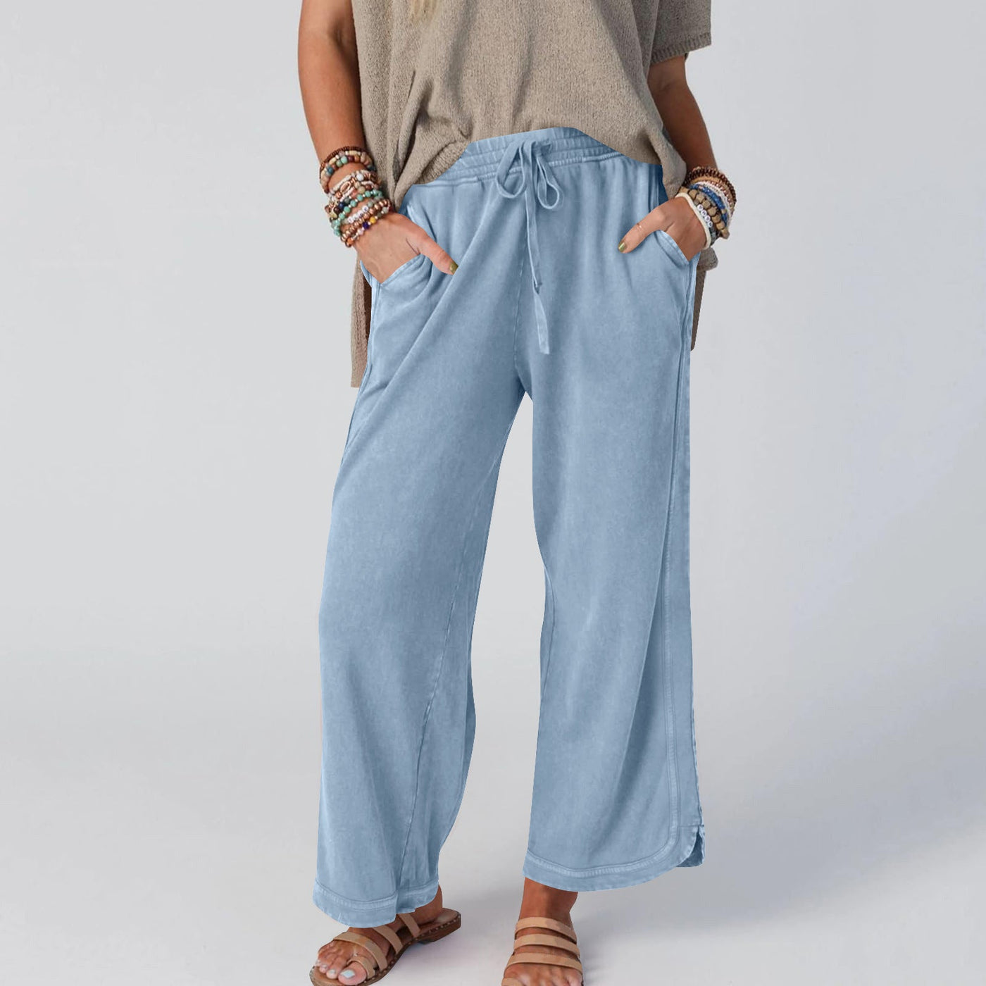 Eva – Timeless Wide-Leg Pants with High Waist