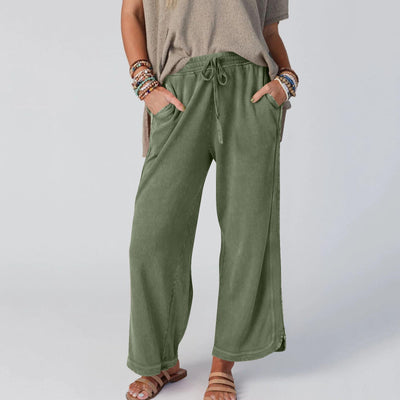 Eva – Timeless Wide-Leg Pants with High Waist
