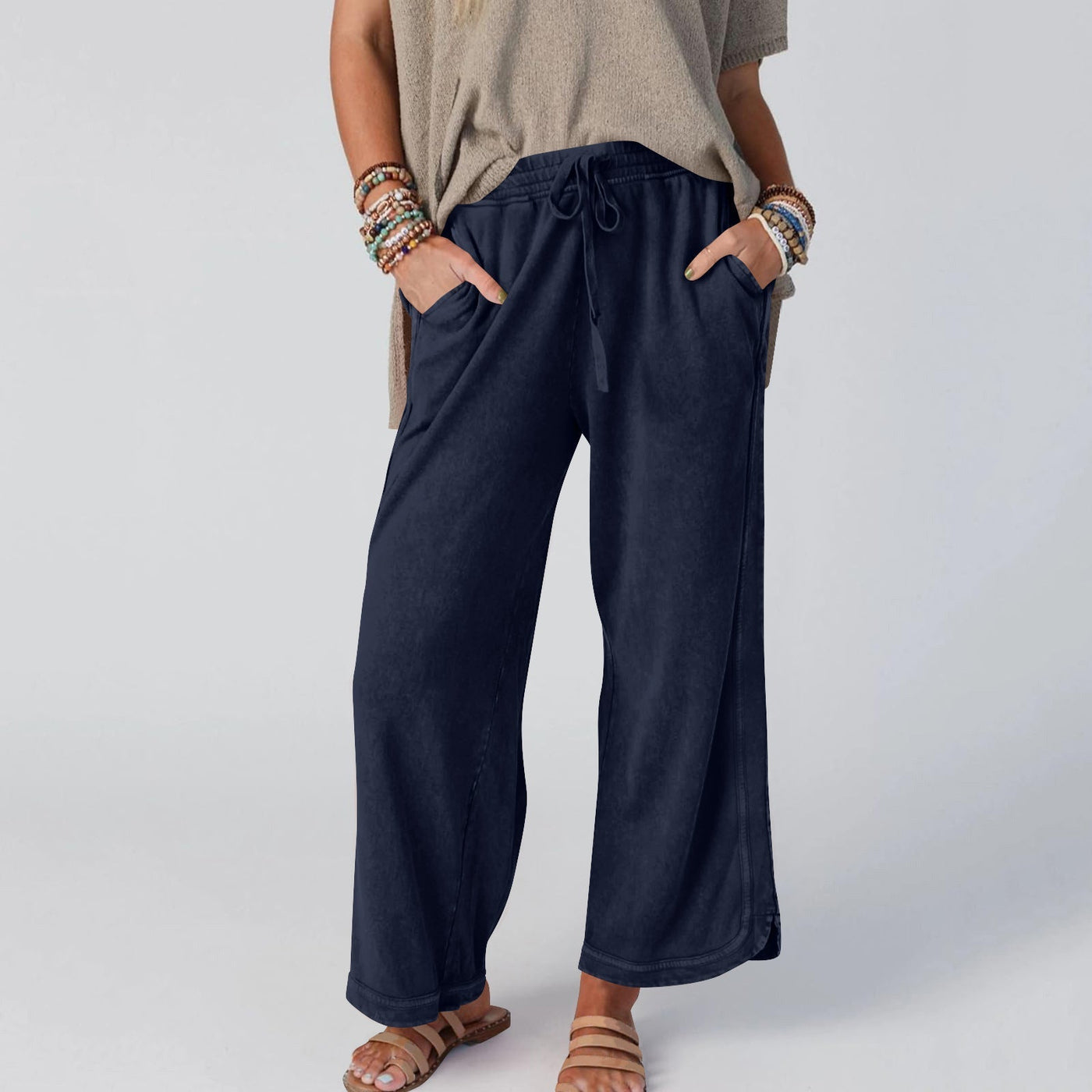 Eva – Timeless Wide-Leg Pants with High Waist