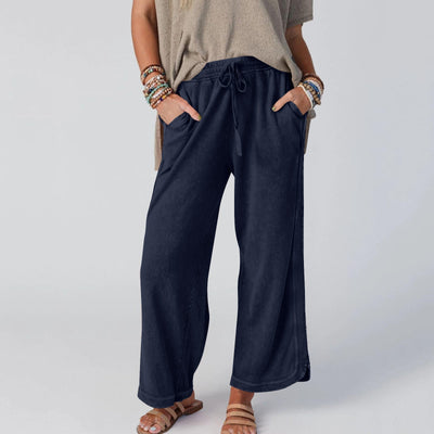 Eva – Timeless Wide-Leg Pants with High Waist