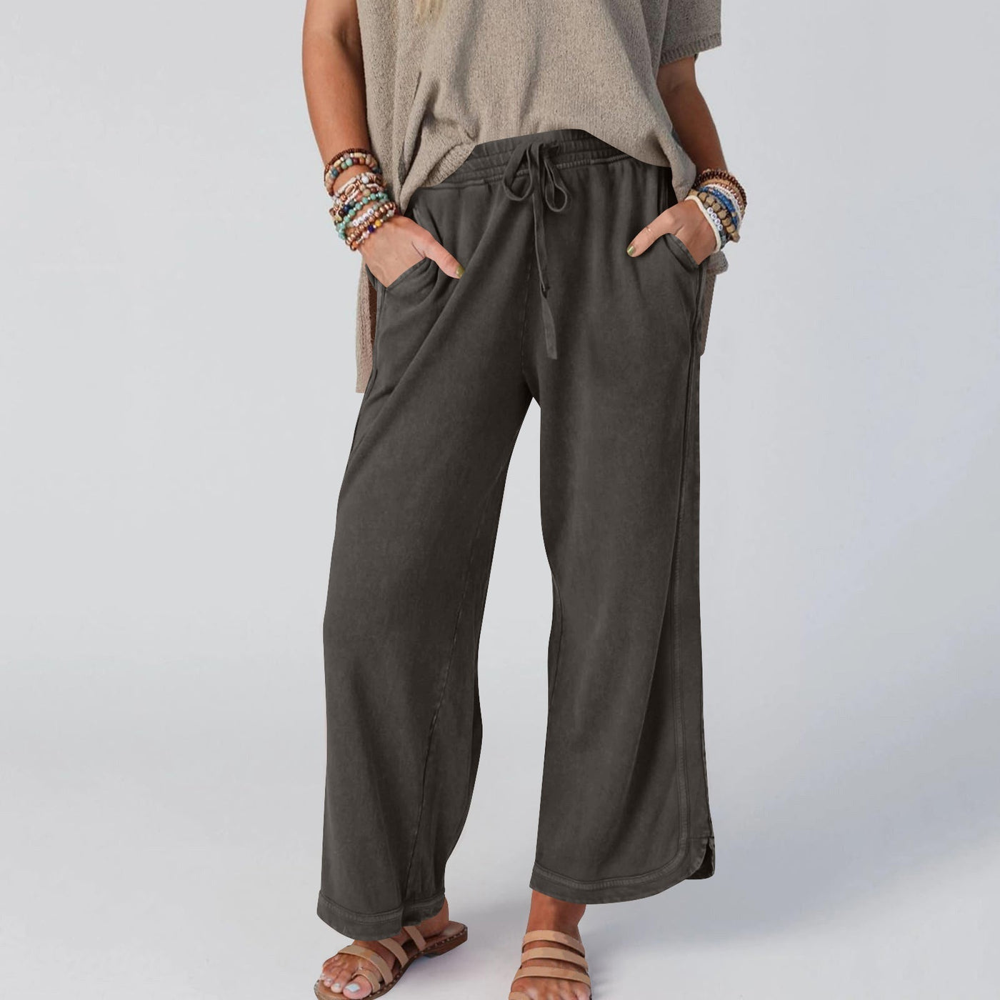 Eva – Timeless Wide-Leg Pants with High Waist