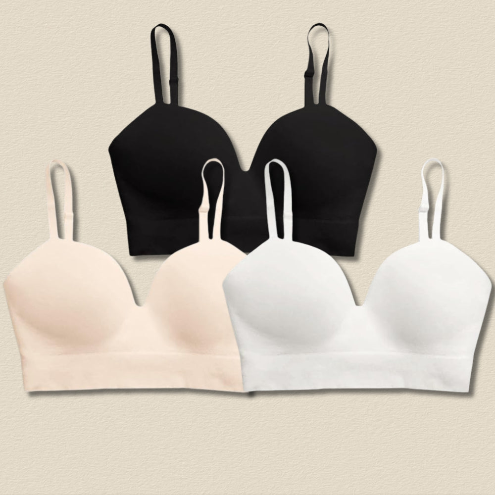 Softy+ | Comfortable Bra – Wire-free, with Support | (SET OF 3)