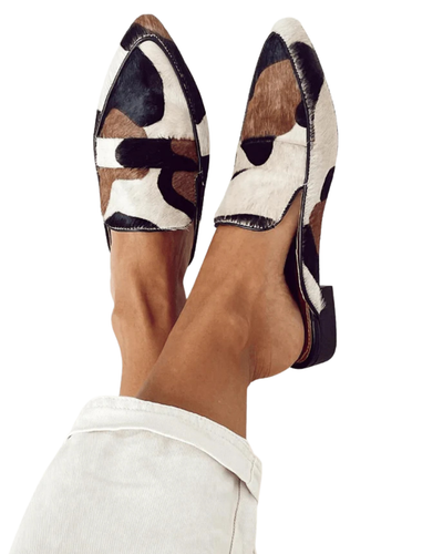 LIORA | LOAFER WITH ABSTRACT PATTERN