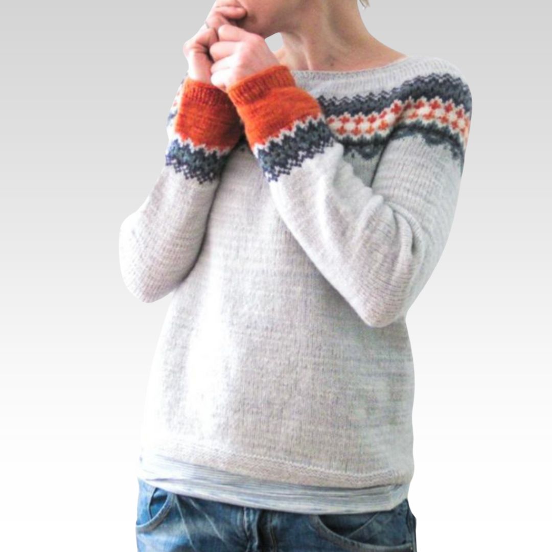 Joanna – Romantic Blouse for Cold Days