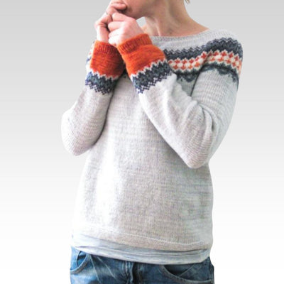 Joanna – Romantic Blouse for Cold Days