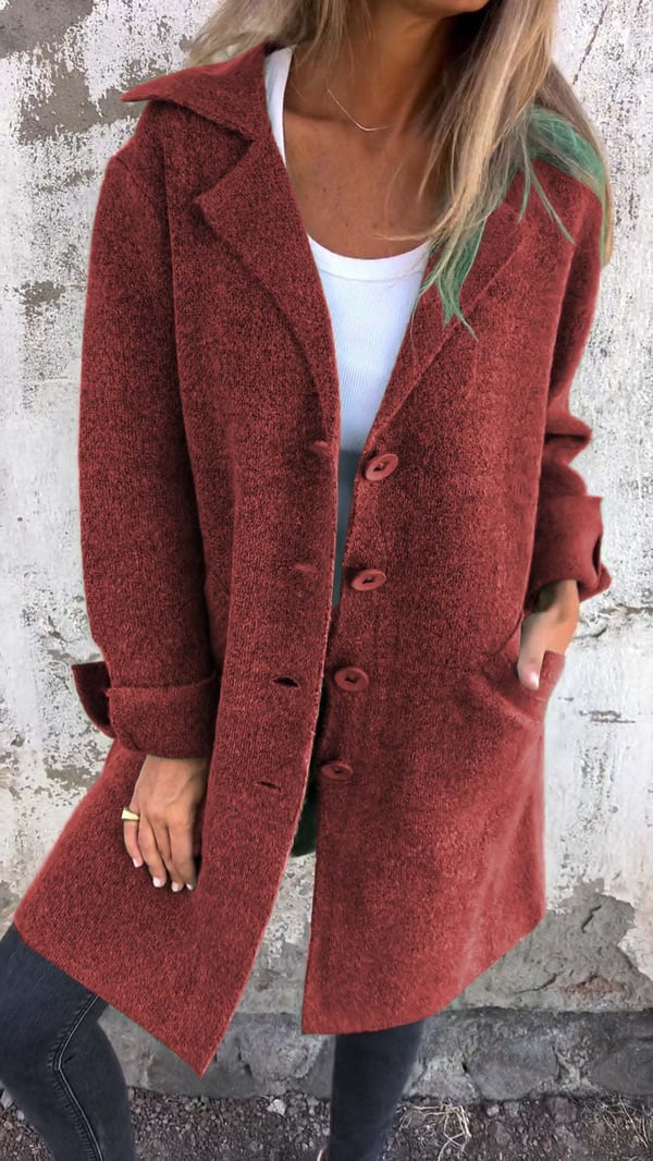 Evelyn – Elegant long coat for everyday style