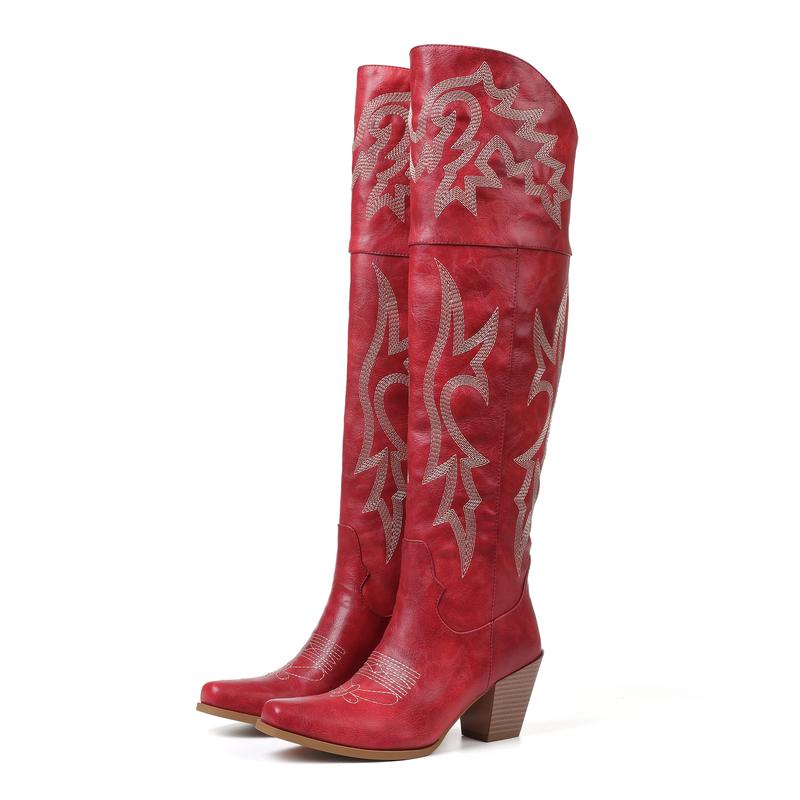 Amelia | Timeless Over-the-Knee Western Boots
