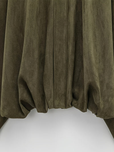 Šárka – Short Suede Jacket in Oversized Cut