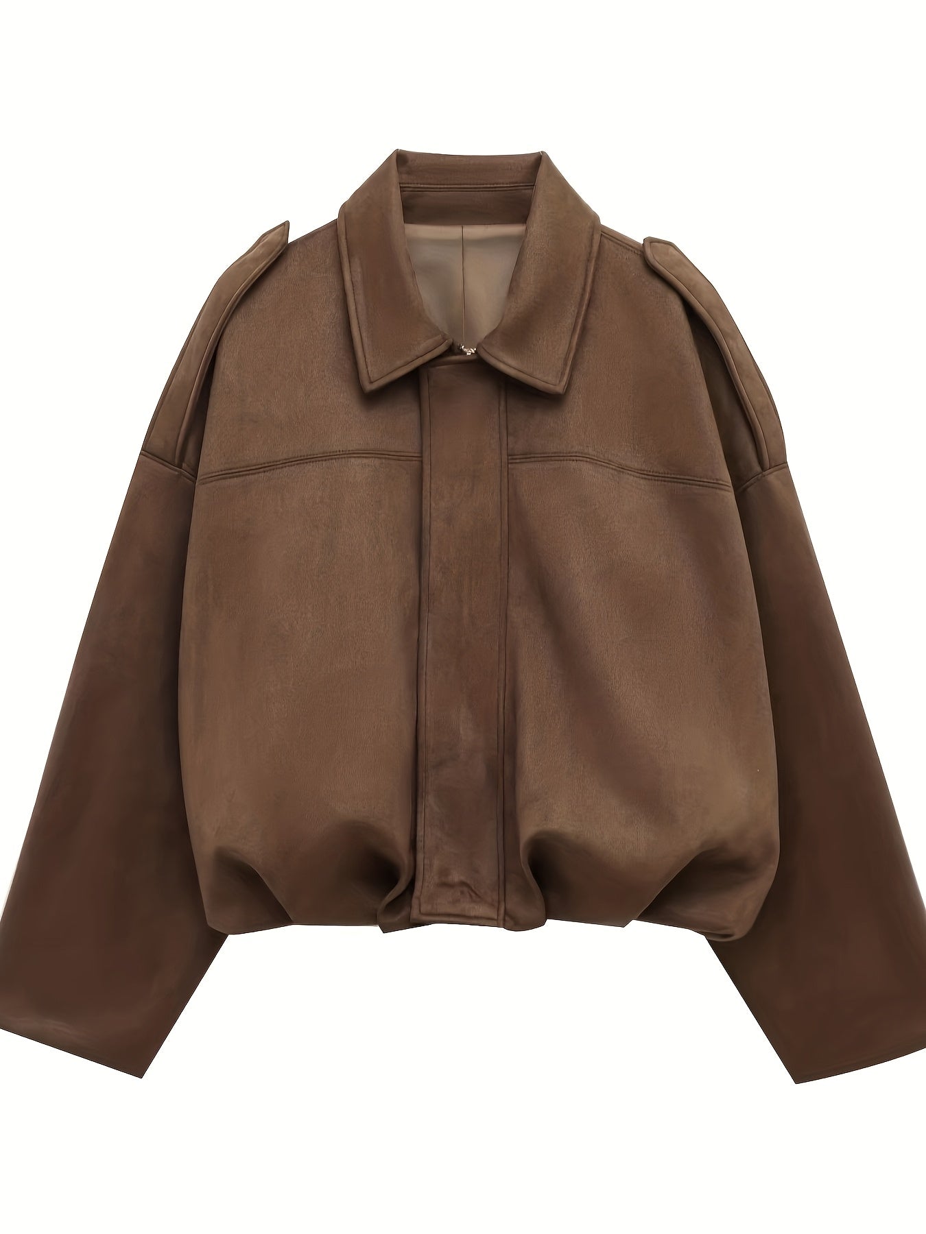 Šárka – Short Suede Jacket in Oversized Cut