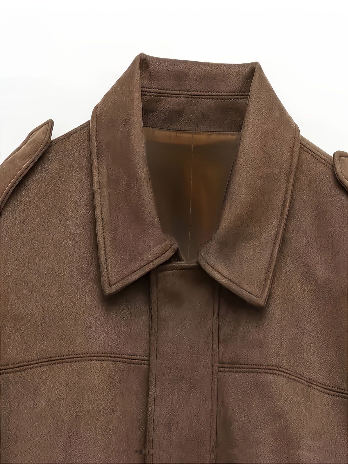 Šárka – Short Suede Jacket in Oversized Cut