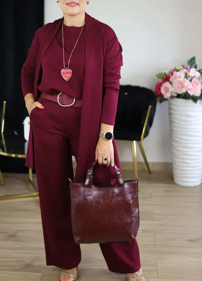 Monika – Stylish Set with Cardigan and Elegance