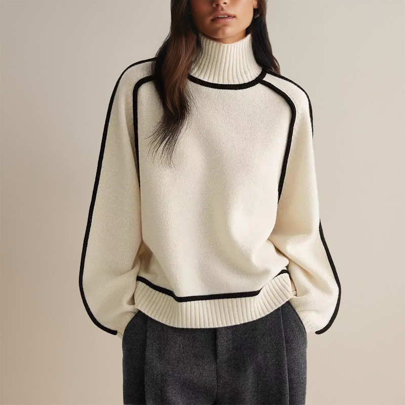 Stacey – Elegant Sweater with Collar for Every Occasion