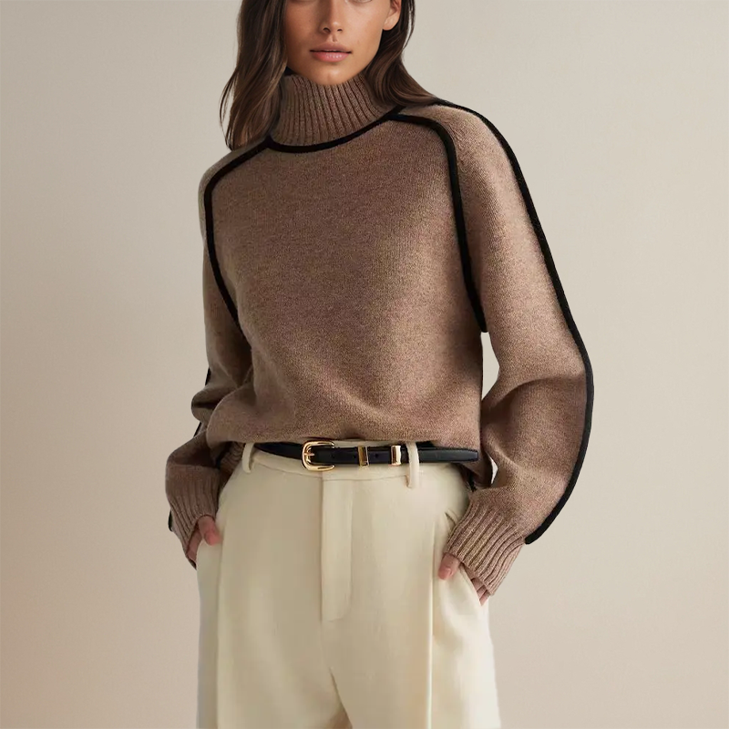 Stacey – Elegant Sweater with Collar for Every Occasion