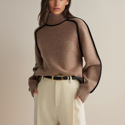 Stacey – Elegant Sweater with Collar for Every Occasion
