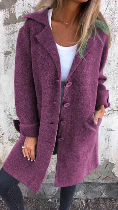 Evelyn – Elegant long coat for everyday style