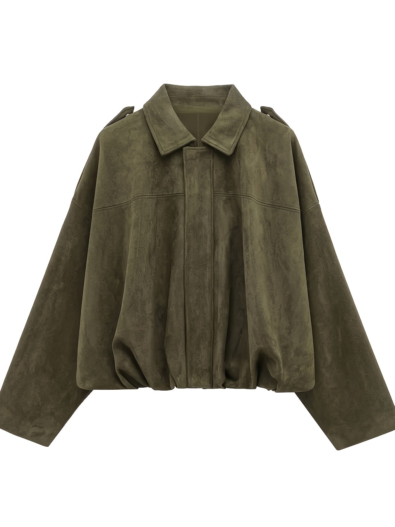 Šárka – Short Suede Jacket in Oversized Cut