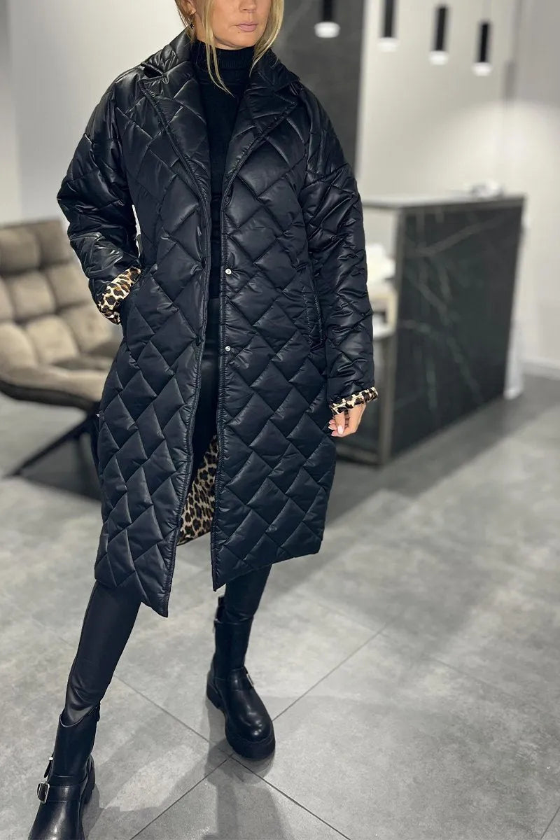 Leona™ | Reversible Quilted Coat