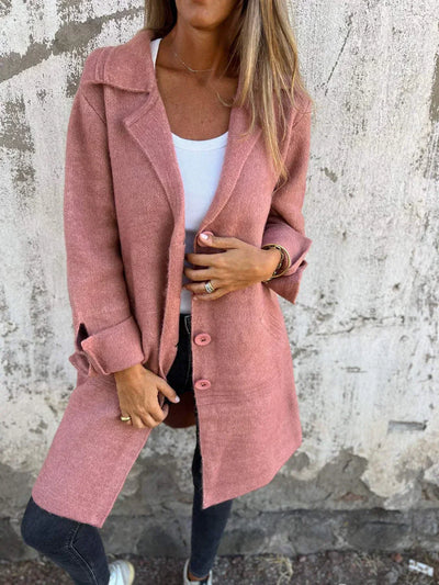 Evelyn – Elegant long coat for everyday style