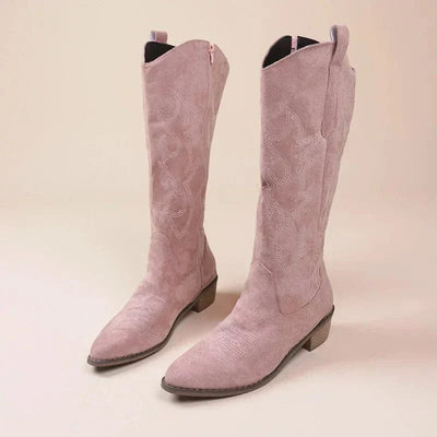 Evie | Embroidered Western Style Boots